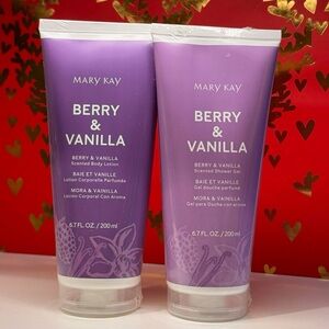 Mary Kay Berry & Vanilla shower gel and body lotion